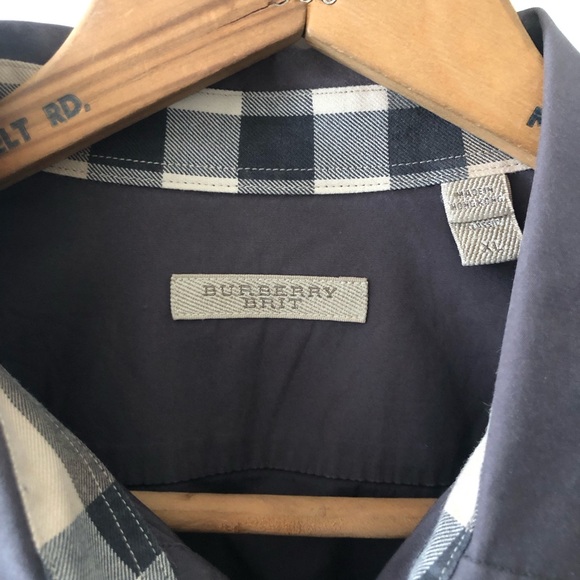 Burberry Brit Grey Dress Shirt 🎩 - Picture 2 of 7